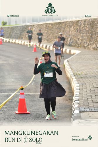 Race photo from Mangkunegaran Run 2024