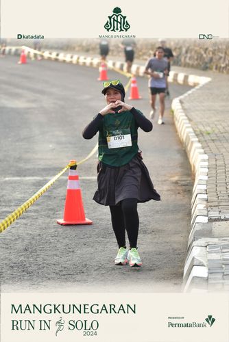 Race photo from Mangkunegaran Run 2024