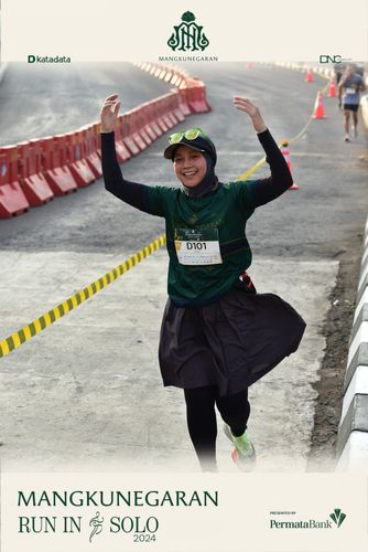 Race photo from Mangkunegaran Run 2024