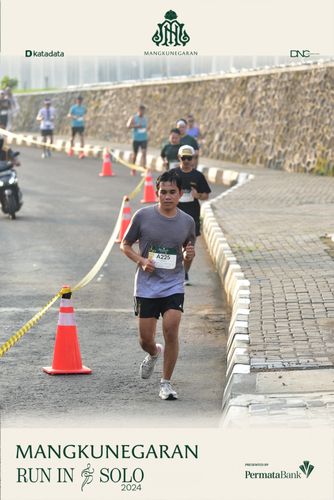 Race photo from Mangkunegaran Run 2024