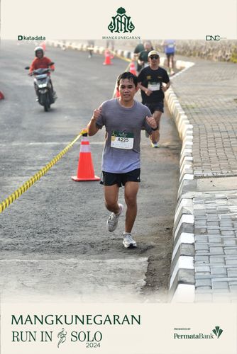 Race photo from Mangkunegaran Run 2024