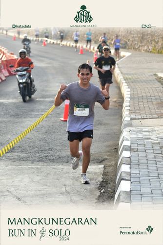 Race photo from Mangkunegaran Run 2024