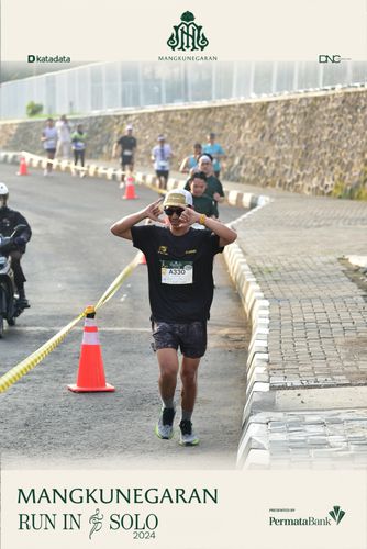 Race photo from Mangkunegaran Run 2024