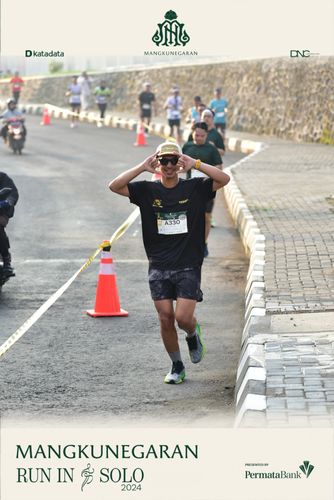 Race photo from Mangkunegaran Run 2024