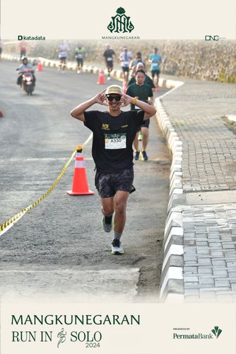 Race photo from Mangkunegaran Run 2024