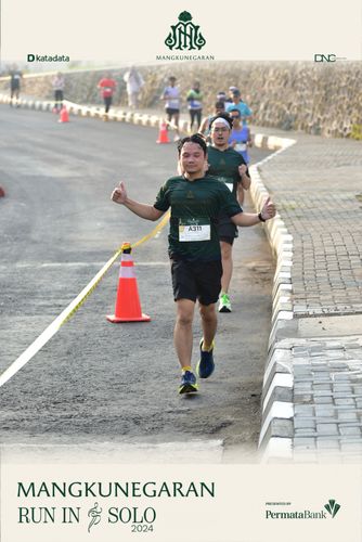 Race photo from Mangkunegaran Run 2024
