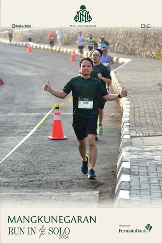 Race photo from Mangkunegaran Run 2024