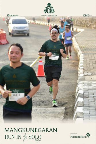 Race photo from Mangkunegaran Run 2024