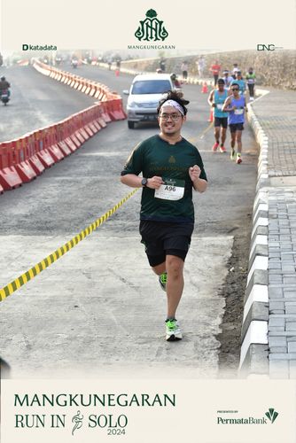Race photo from Mangkunegaran Run 2024