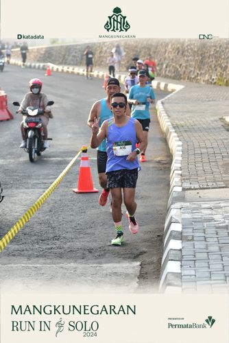 Race photo from Mangkunegaran Run 2024