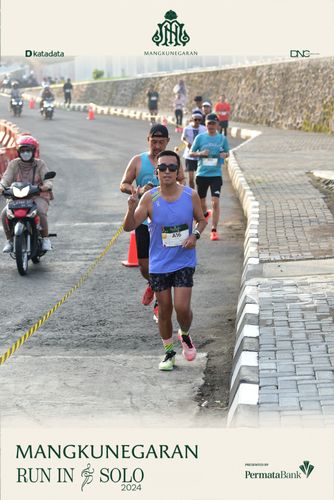 Race photo from Mangkunegaran Run 2024