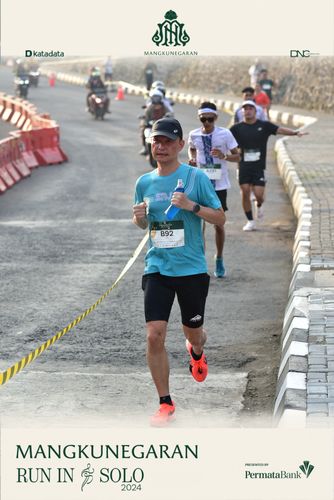 Race photo from Mangkunegaran Run 2024