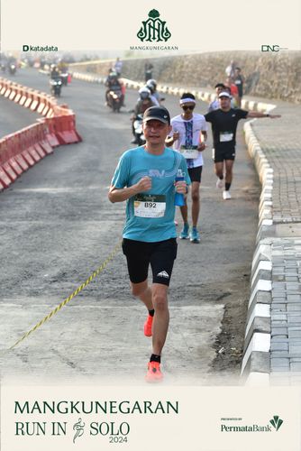 Race photo from Mangkunegaran Run 2024