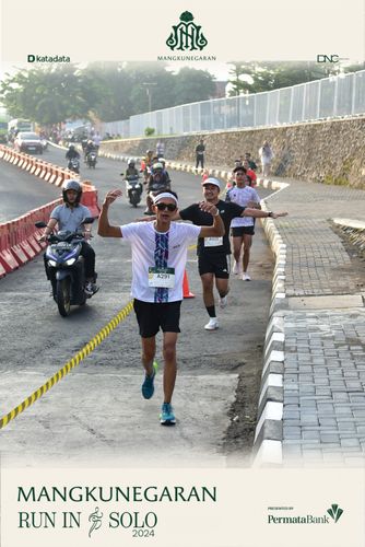 Race photo from Mangkunegaran Run 2024