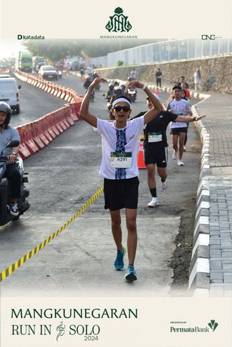 Race photo from Mangkunegaran Run 2024