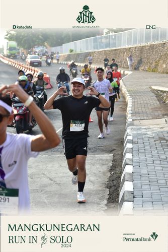 Race photo from Mangkunegaran Run 2024