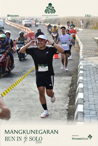 Race photo from Mangkunegaran Run 2024