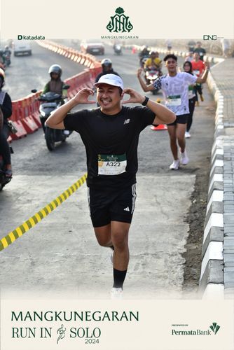 Race photo from Mangkunegaran Run 2024