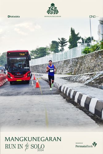 Race photo from Mangkunegaran Run 2024