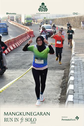 Race photo from Mangkunegaran Run 2024