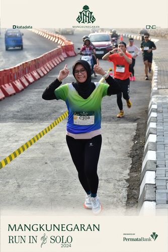 Race photo from Mangkunegaran Run 2024