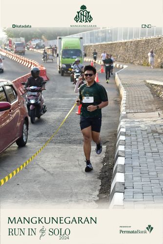 Race photo from Mangkunegaran Run 2024