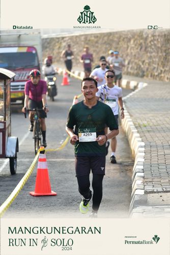 Race photo from Mangkunegaran Run 2024