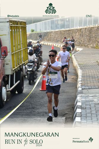 Race photo from Mangkunegaran Run 2024
