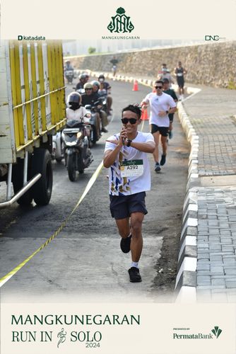 Race photo from Mangkunegaran Run 2024