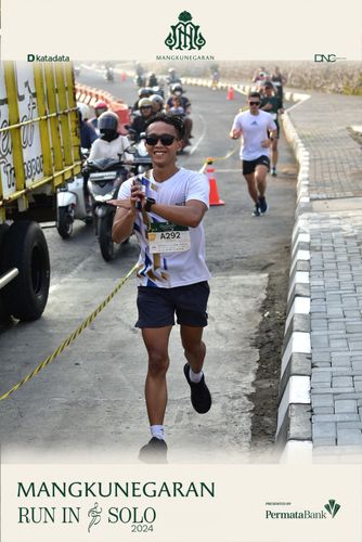 Race photo from Mangkunegaran Run 2024