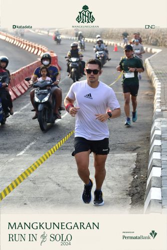 Race photo from Mangkunegaran Run 2024