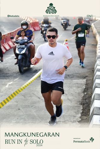 Race photo from Mangkunegaran Run 2024