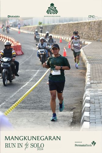 Race photo from Mangkunegaran Run 2024