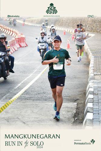 Race photo from Mangkunegaran Run 2024