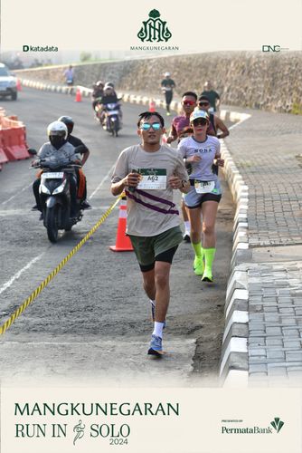 Race photo from Mangkunegaran Run 2024