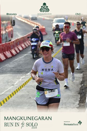Race photo from Mangkunegaran Run 2024