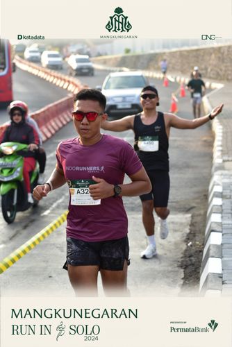 Race photo from Mangkunegaran Run 2024