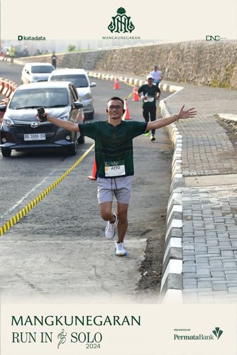 Race photo from Mangkunegaran Run 2024