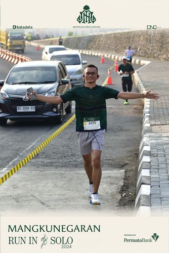 Race photo from Mangkunegaran Run 2024