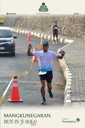 Race photo from Mangkunegaran Run 2024