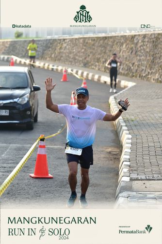 Race photo from Mangkunegaran Run 2024