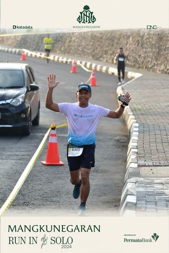 Race photo from Mangkunegaran Run 2024