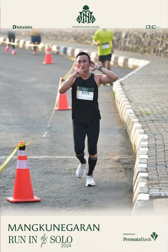 Race photo from Mangkunegaran Run 2024