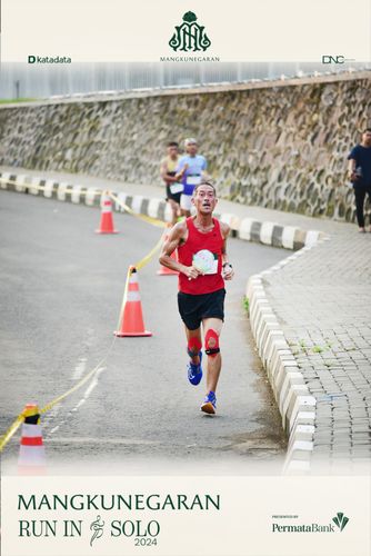 Race photo from Mangkunegaran Run 2024