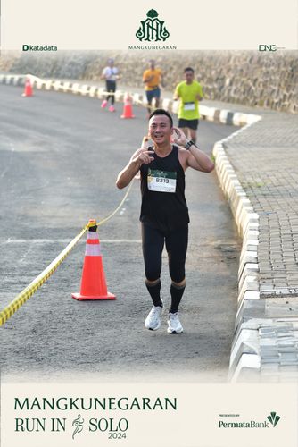 Race photo from Mangkunegaran Run 2024