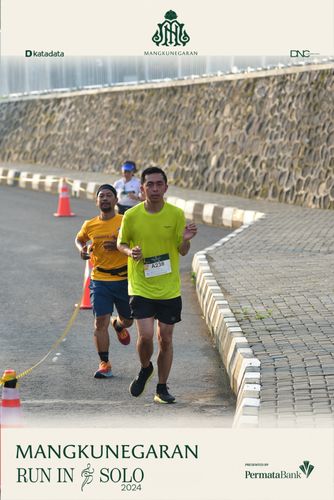 Race photo from Mangkunegaran Run 2024
