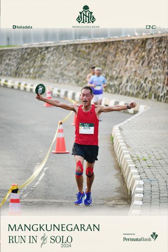 Race photo from Mangkunegaran Run 2024