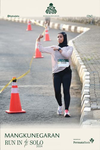 Race photo from Mangkunegaran Run 2024