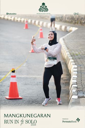 Race photo from Mangkunegaran Run 2024