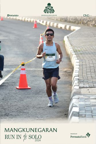 Race photo from Mangkunegaran Run 2024